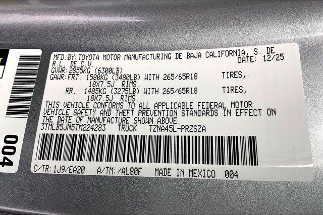 new 2026 Toyota Tacoma car, priced at $50,861