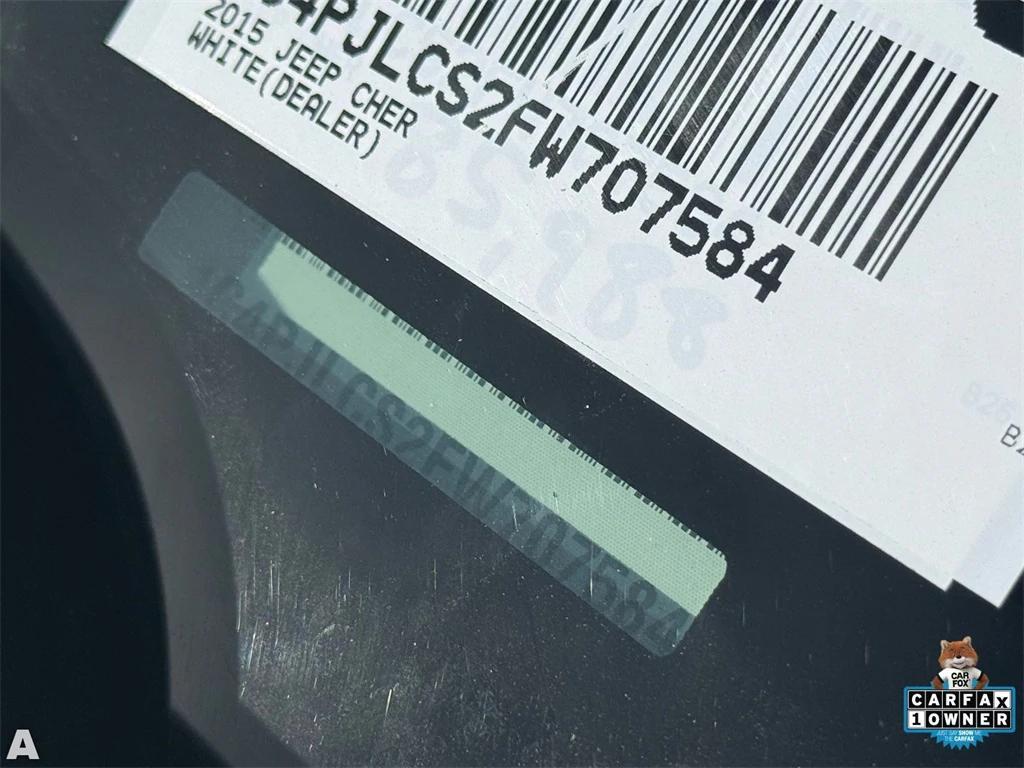 used 2015 Jeep Cherokee car, priced at $10,684