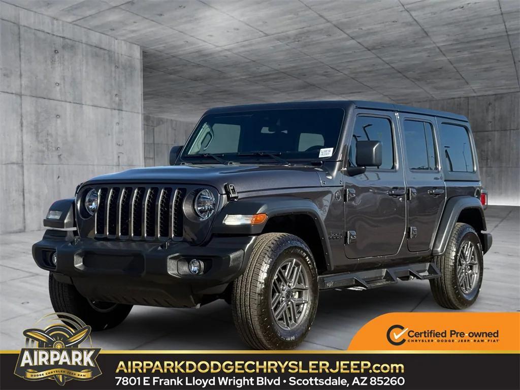 used 2024 Jeep Wrangler car, priced at $31,300