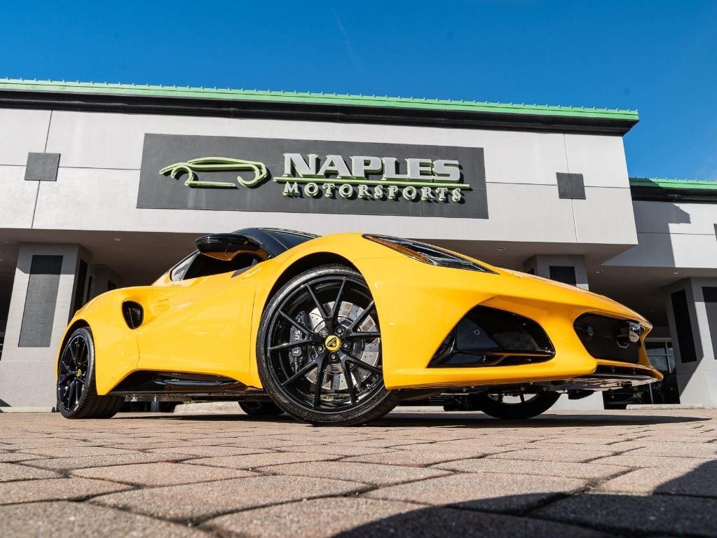 new 2026 Lotus Emira car, priced at $120,000