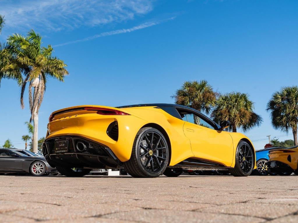 new 2026 Lotus Emira car, priced at $120,000