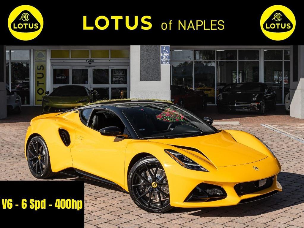 new 2026 Lotus Emira car, priced at $120,000