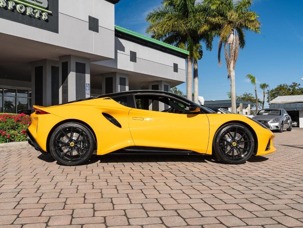 new 2026 Lotus Emira car, priced at $120,000