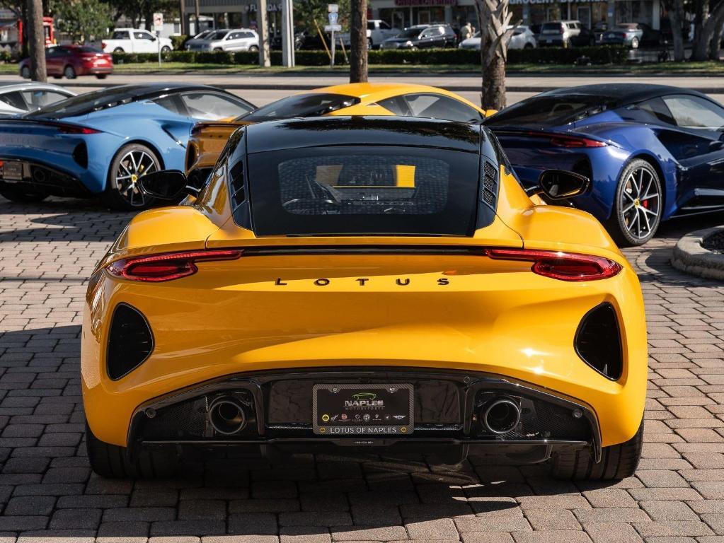 new 2026 Lotus Emira car, priced at $120,000