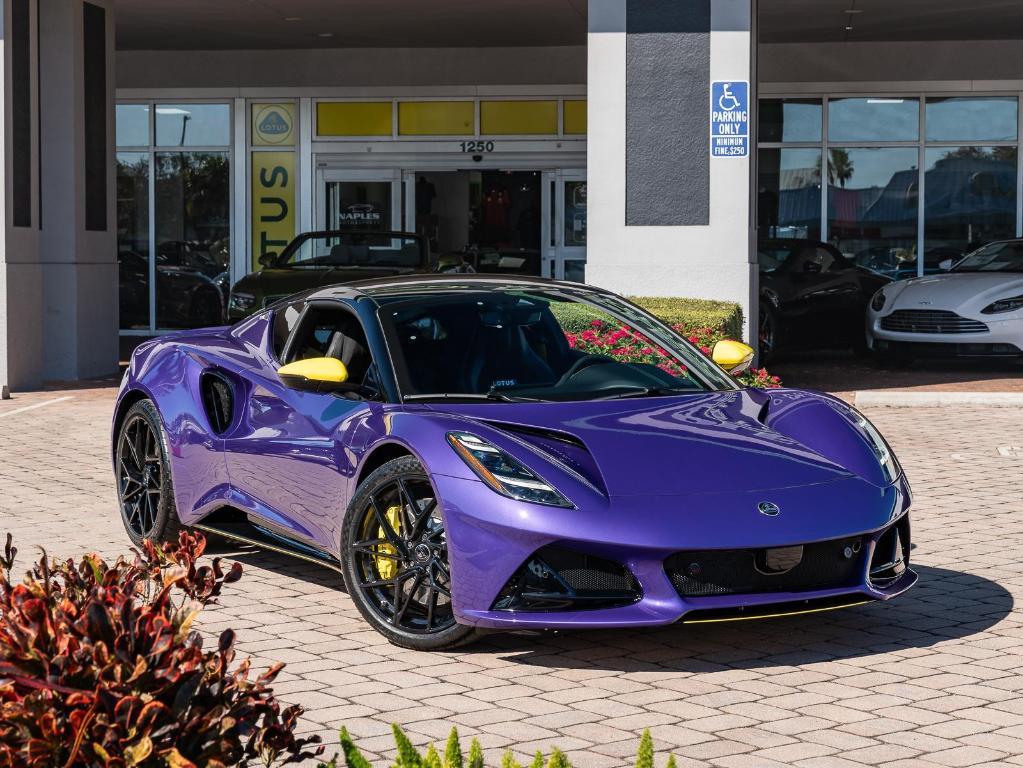 new 2026 Lotus Emira car, priced at $128,877