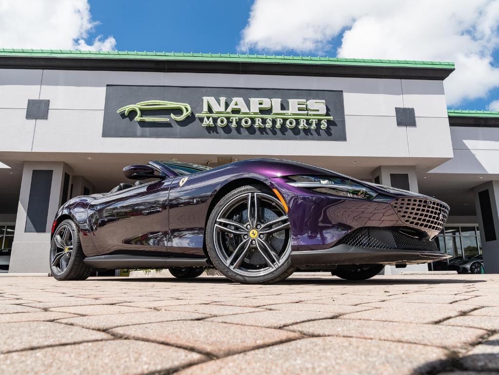 used 2025 Ferrari Roma Spider car, priced at $369,995