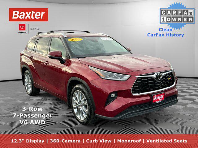 used 2022 Toyota Highlander car, priced at $33,488