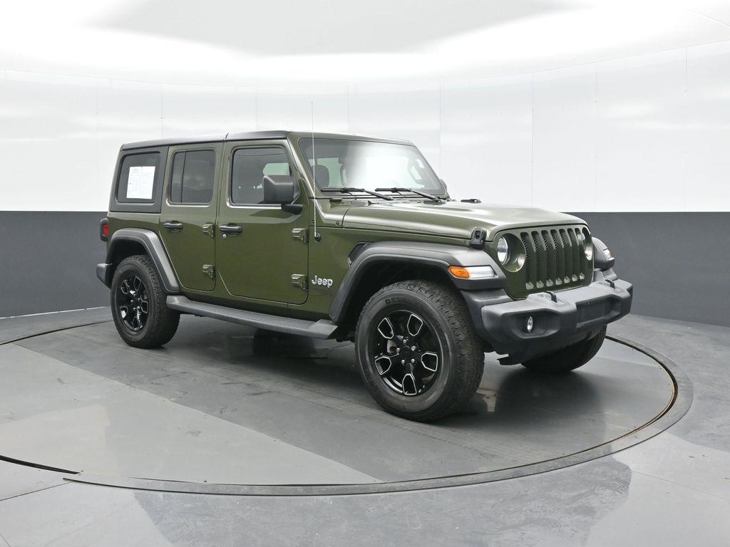 used 2021 Jeep Wrangler Unlimited car, priced at $25,000