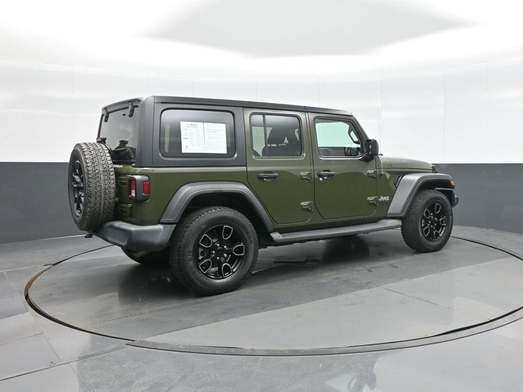 used 2021 Jeep Wrangler Unlimited car, priced at $26,843