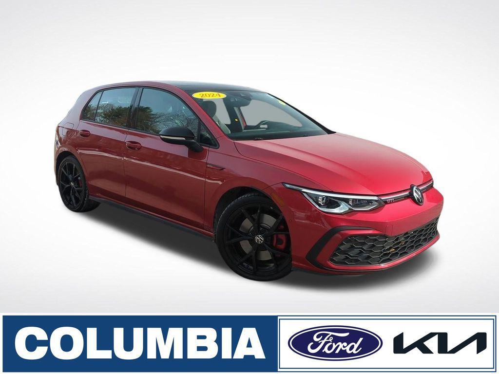 used 2024 Volkswagen Golf GTI car, priced at $35,998