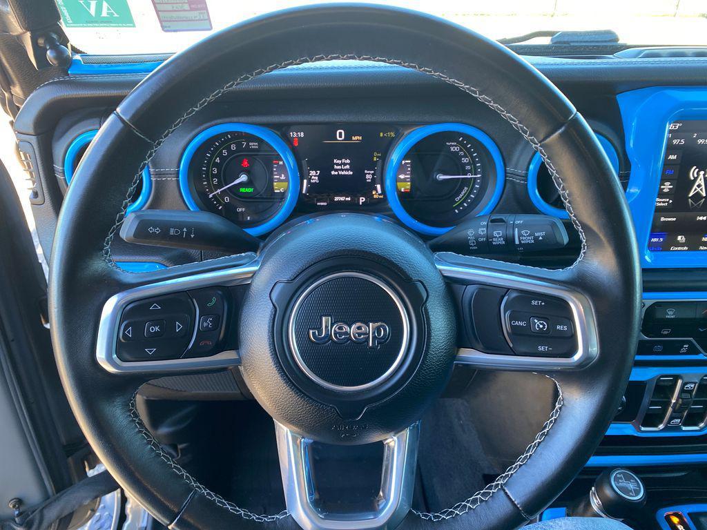 used 2022 Jeep Wrangler Unlimited 4xe car, priced at $28,590