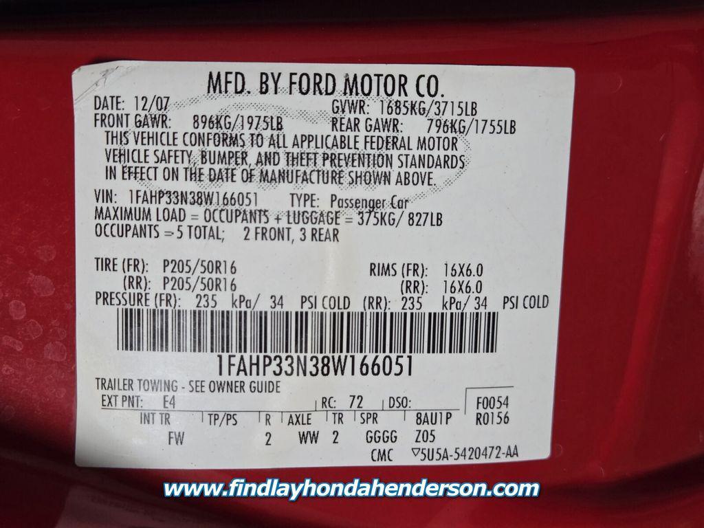 used 2008 Ford Focus car, priced at $6,483