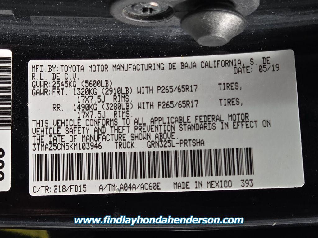 used 2019 Toyota Tacoma car, priced at $30,483