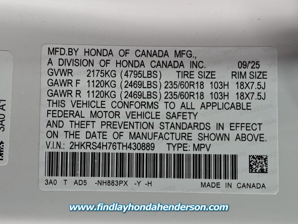 used 2026 Honda CR-V car, priced at $37,984