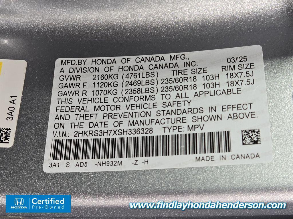 used 2025 Honda CR-V car, priced at $33,984