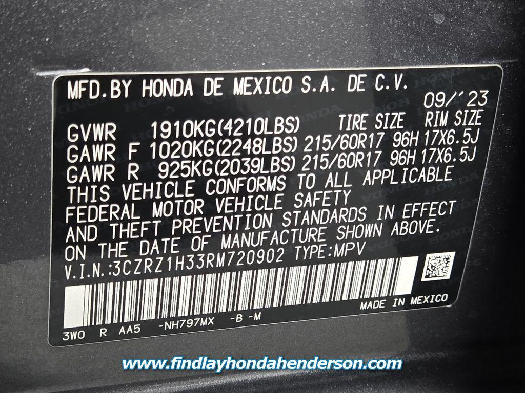 used 2024 Honda HR-V car, priced at $24,984