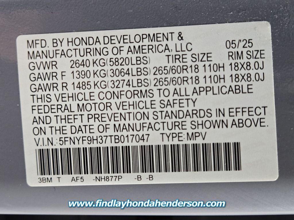 used 2026 Honda Passport car, priced at $43,483