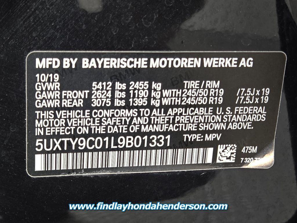 used 2020 BMW X3 car, priced at $27,984