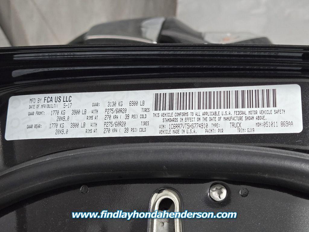 used 2017 Ram 1500 car, priced at $30,984