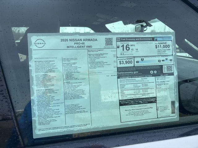 new 2026 Nissan Armada car, priced at $81,000