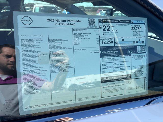 new 2026 Nissan Pathfinder car, priced at $52,840