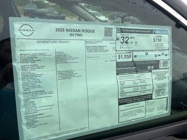 new 2026 Nissan Rogue car, priced at $28,700
