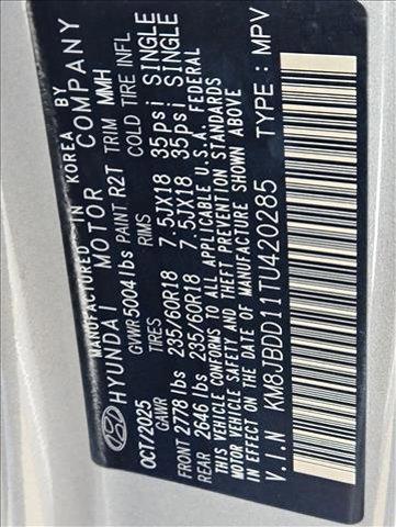 new 2026 Hyundai TUCSON Hybrid car, priced at $35,386