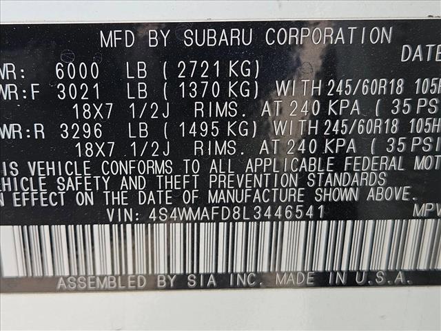 used 2020 Subaru Ascent car, priced at $16,651
