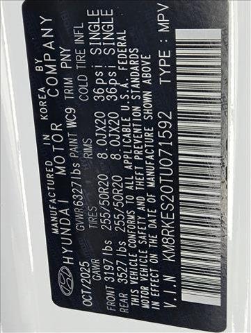 new 2026 Hyundai Palisade car, priced at $54,510