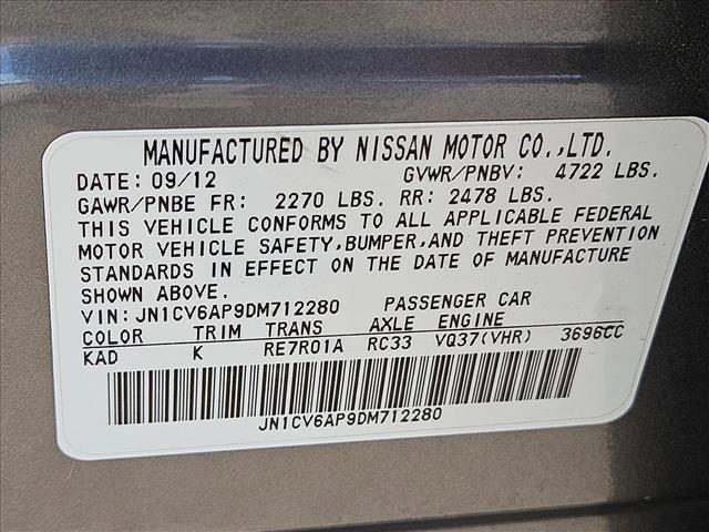 used 2013 INFINITI G37 car, priced at $11,994