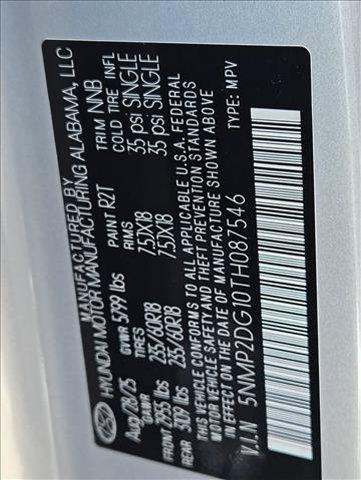 new 2026 Hyundai Santa Fe car, priced at $41,742