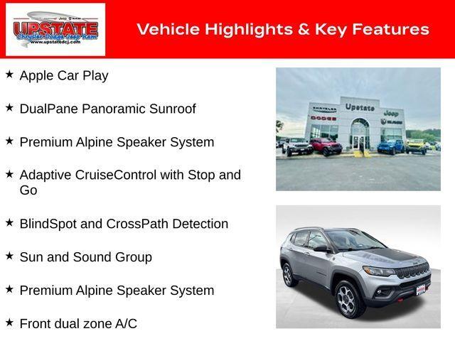 used 2022 Jeep Compass car, priced at $24,444