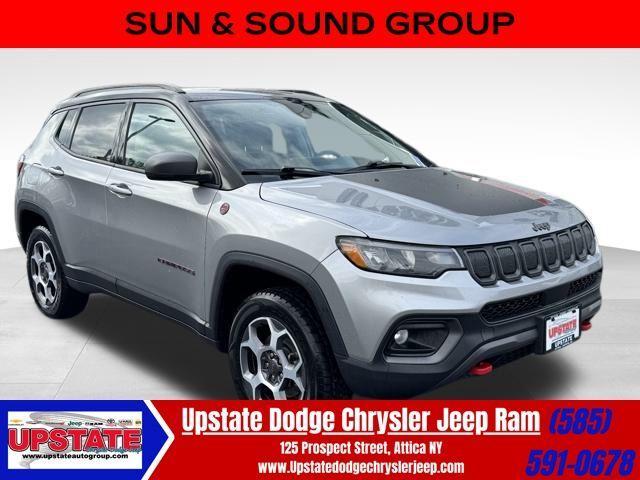 used 2022 Jeep Compass car, priced at $24,444