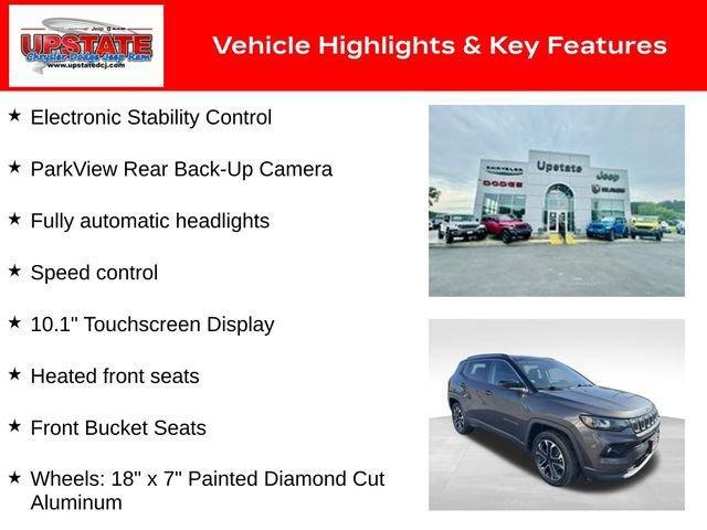 used 2022 Jeep Compass car, priced at $20,817