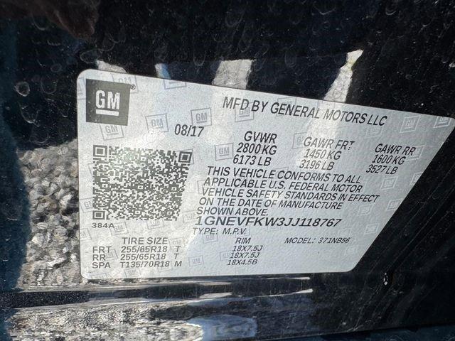 used 2018 Chevrolet Traverse car, priced at $14,969