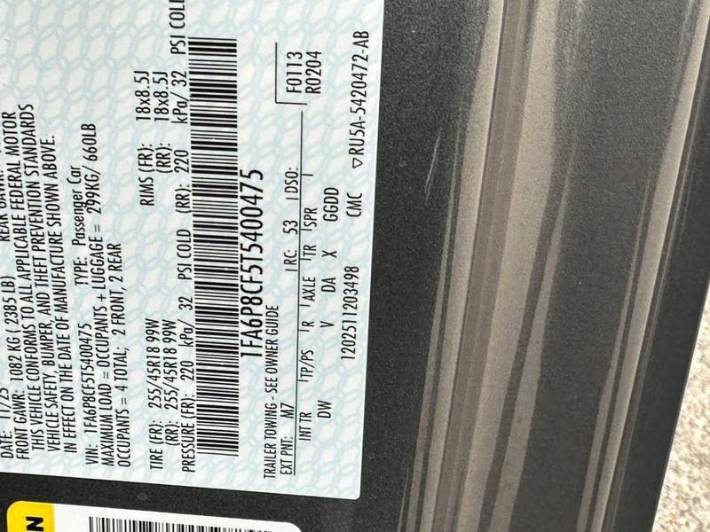 new 2026 Ford Mustang car, priced at $46,074