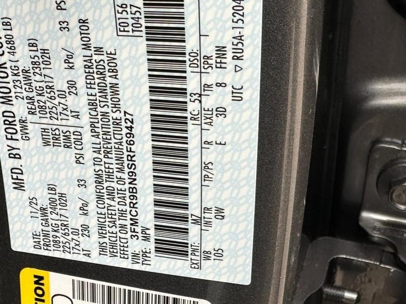 new 2025 Ford Bronco Sport car, priced at $27,855