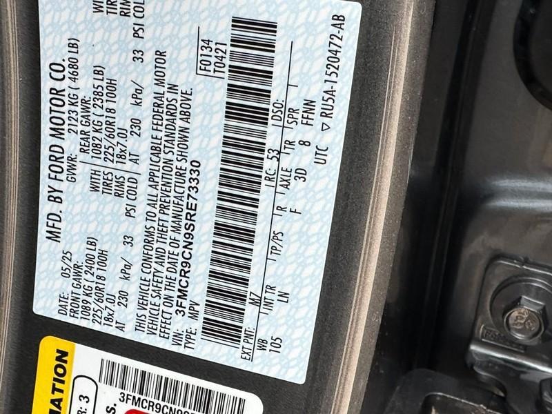 new 2025 Ford Bronco Sport car, priced at $32,637