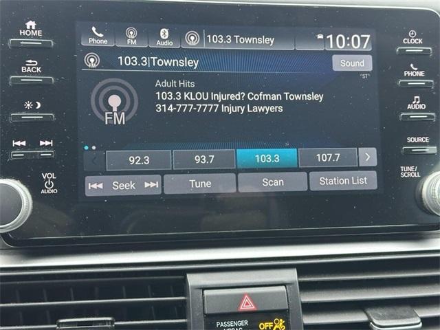 used 2021 Honda Accord car, priced at $22,500