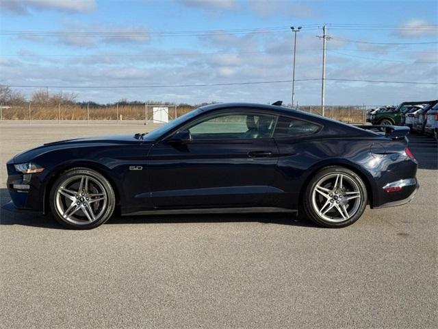 used 2021 Ford Mustang car, priced at $34,500