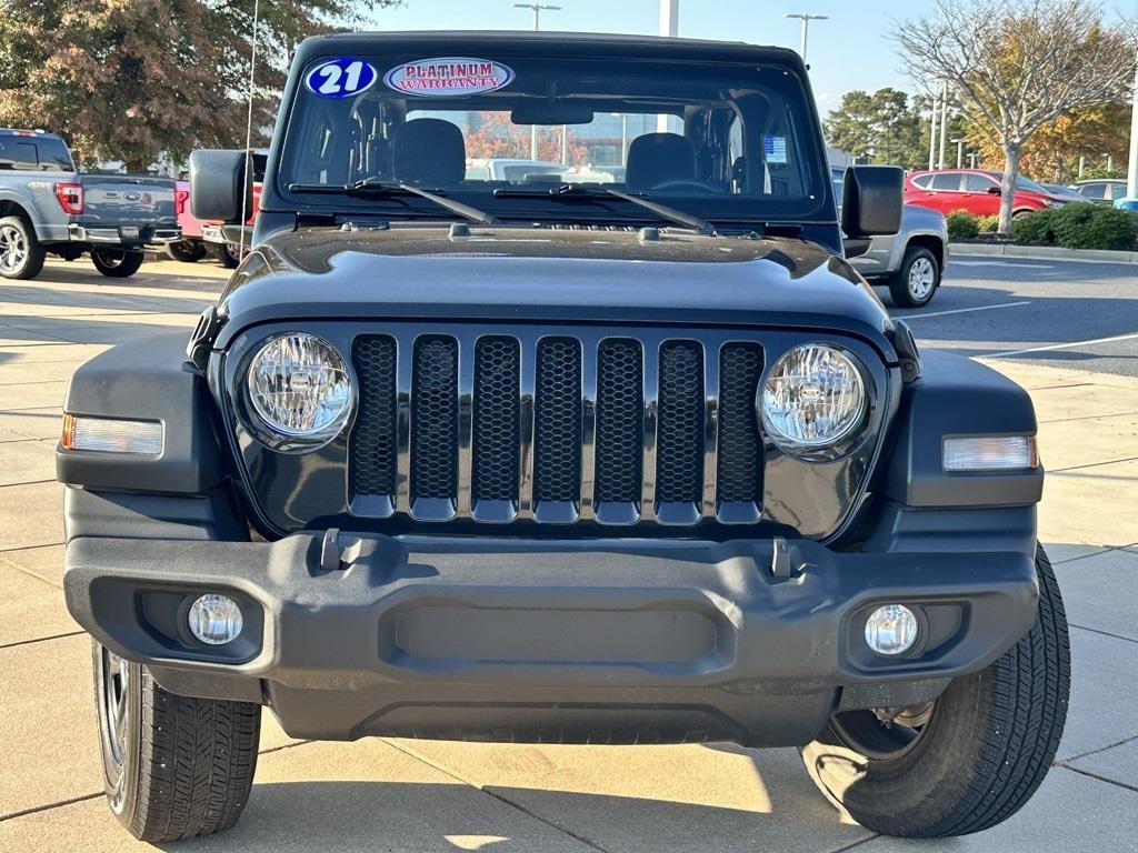 used 2021 Jeep Wrangler car, priced at $25,000