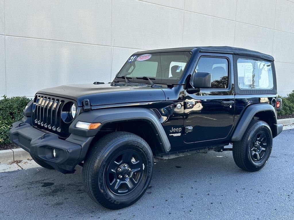 used 2021 Jeep Wrangler car, priced at $25,000