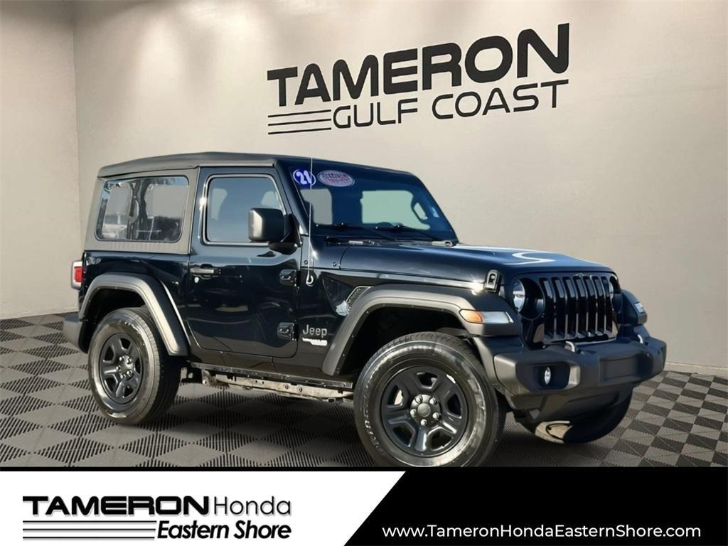 used 2021 Jeep Wrangler car, priced at $25,000