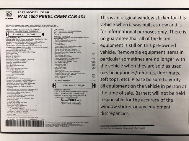 used 2017 Ram 1500 car, priced at $22,966