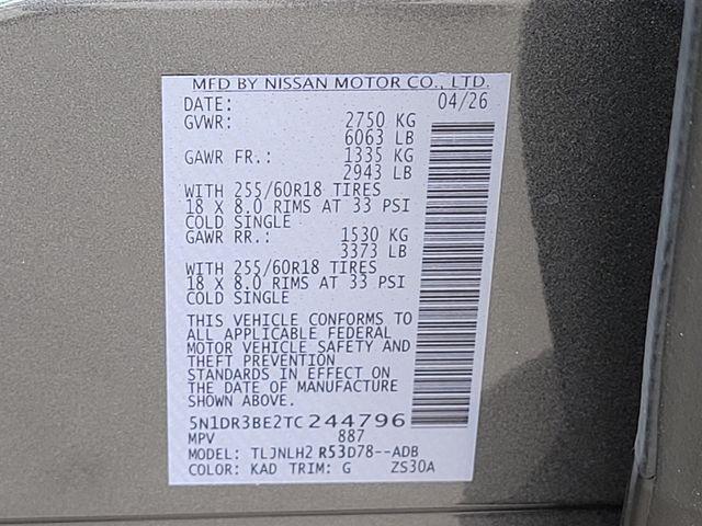 new 2026 Nissan Pathfinder car, priced at $41,644