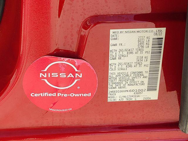 used 2023 Nissan Frontier car, priced at $29,985