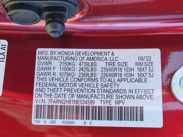used 2022 Honda CR-V car, priced at $26,985