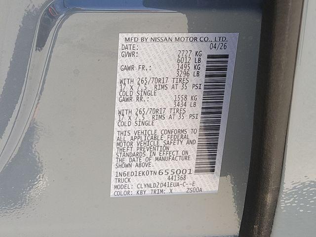 new 2026 Nissan Frontier car, priced at $43,015