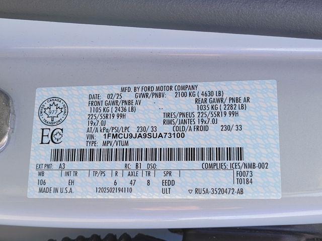 used 2025 Ford Escape car, priced at $29,985