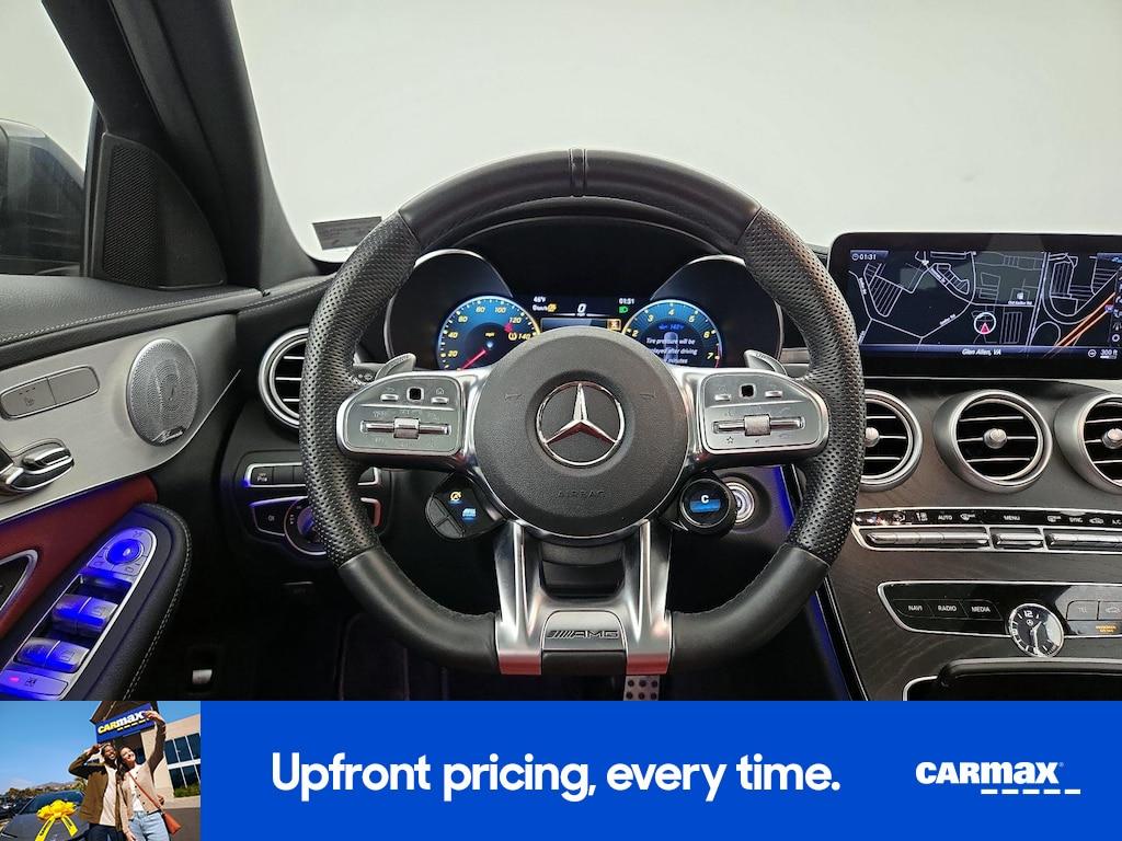 used 2021 Mercedes-Benz AMG C 43 car, priced at $44,998